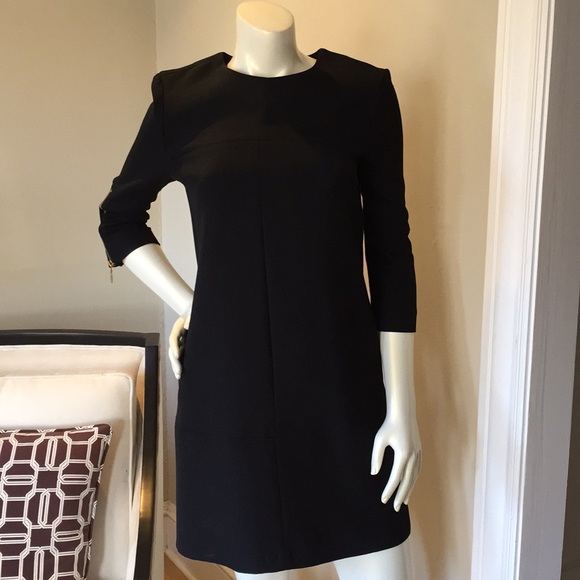 Zara Dresses & Skirts - NWOT Zara Black Dress w/ 3/4 Length Sleeves
